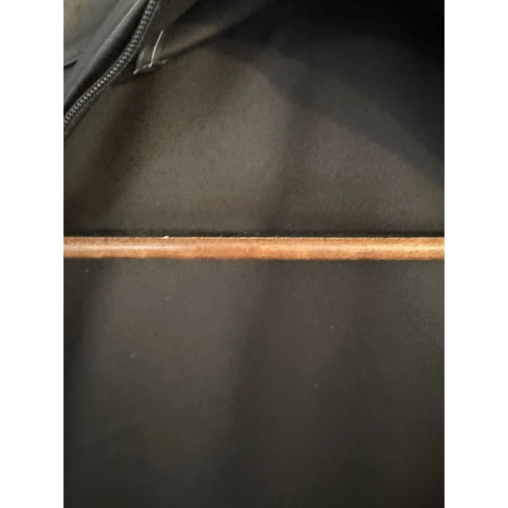Vintage COACH Black Leather Mens Garment Bag Vintage Travel Luggage Rare!!